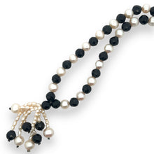 Natural Tourmaline & Pearl Gemstone Handmade Necklace