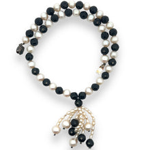 Natural Tourmaline & Pearl Gemstone Handmade Necklace