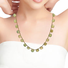 Natural Emerald Heart Briolette Bead Gemstone Necklace Jewelry