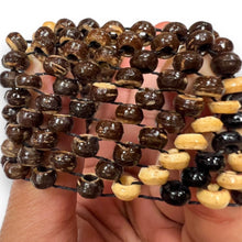 Handmade Natural Coconut Shell 1.5” Bracelet Stretchable Eco-Friendly Band