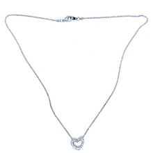 Classic Heart Pendant Necklace Classic White Stone – Elegant Everyday Fashion Jewelry