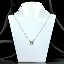 Classic Heart Pendant Necklace Classic White Stone – Elegant Everyday Fashion Jewelry