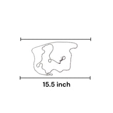 Silver Beaded Chain Necklace – Minimalist Rhodium-Plated and Layered Versatile Jewelry