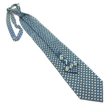 Handcrafted Pearl Tie Hues of Blue White Unique Neckwear