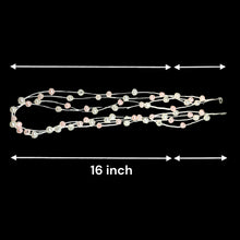 Fresh Water Pearl Round Plain June Gemstone Necklace