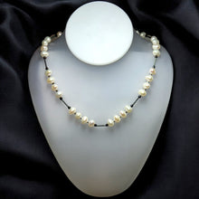 Fresh Water Pearl Oval 9x7mm June Birth Gemstone Necklace