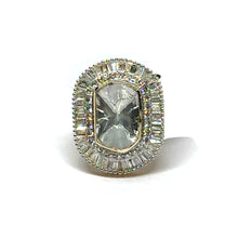 18K Yellow Gold Tapered Diamond Polki Ring – Royal Indian Design with Jadau Heritage Appeal