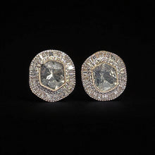 14K Yellow Gold Diamond Polki Earrings – Subtle Elegance Reflecting Mughal Craft Influence - JEWELNJOY