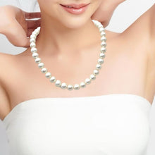 Pearl Chic Plain White Necklace June Birthstone