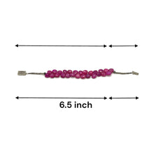 Ruby Natural Heart Briolette Facet Cut Beads Precious Bracelet