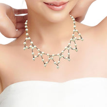 Pearl Elegant White Festoon Style Necklace