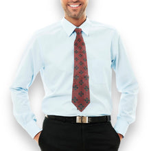 Handcrafted Diamond Pattern Pearl Tie Elegant Unique Necktie