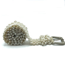 Handcrafted Jacket Design Pearl Buckled Belt Unique Giftware