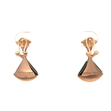 18K Rose Gold Earring with Natural Diamonds & Malachite Gemstone Fancy Big Fan Unique Jewelry - JEWELNJOY