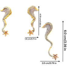 18K Two Tone Gold Pendant Earring Set with Natural Diamond & Pink Sapphire Jewellery