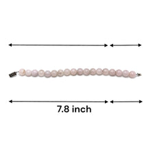 Garnet Natural Hand Cut Round Beads Handmade Bracelet