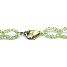 Natural Plain Peridot Ball & Mix Semiprecious Gemstone Necklace