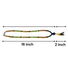 Citrine Natural, Peridot, Amethyst, Spessartite, Tsavorite, and Black Tourmaline Necklace