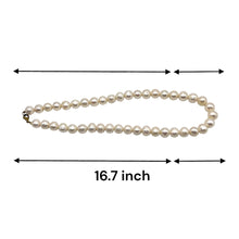 Pearl Chic Plain White Necklace June Birthstone