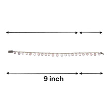 Rose Quartz Natural Briolette Facet Cut Drop Beads Gemstone Bracelet