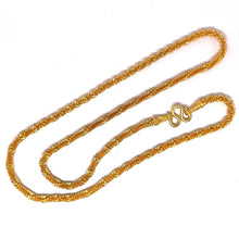 Micron Gold Plated Twisted Stylish Chain Necklace Jewelry