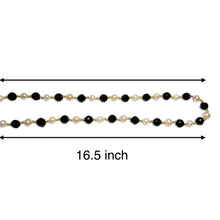 Natural Tourmaline & Pearl Gemstone Handmade Necklace