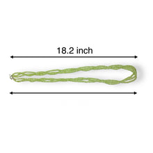 Natural Peridot Rondelle Facet Bead Gemstone Necklace Jewelry