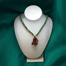 Natural Agate Carnelian Garnet Gemstone Necklace Jewelry