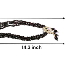 Natural Garnet Pearl Amethyst Birthstone Handmade Necklace