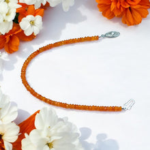 Carnelian Natural Rondelle Facet Bead Semiprecious Bracelet