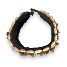 Handmade Brown Coconut Shell Beads Tiger's eye Bracelet 7 Inch Artisan Design Wristband