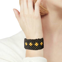 Handmade Coconut Shell Bracelet Flower Adjustable Eco-Friendly Band