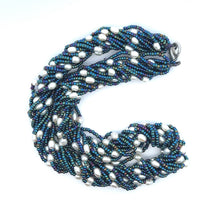 Pearl with Seed Beads Twisted Handmade Necklace