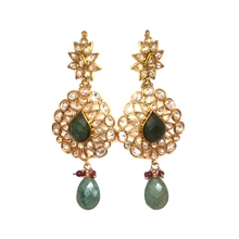 Royal Traditional Necklace, Earring with Ear Chain and Tikka Gold Plated Indian Bridal Jewellery Set
