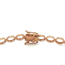18K Pink Rose Gold Tennis Halo Setting Bracelet Mounting - JEWELNJOY