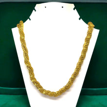 Gold Tone Fashion Twisted Necklace Stylish Elegant – Trendy Statement Jewelry for Special Occasions