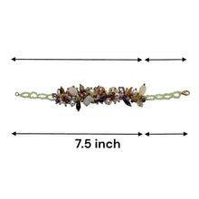 Mix Natural Semiprecious Beads Multi Colored Gemstone Bracelet