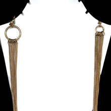 Multi-Layer Chain with Hoop 42-Inch Long Opera Necklace – Versatile Layered Fashion Jewelry