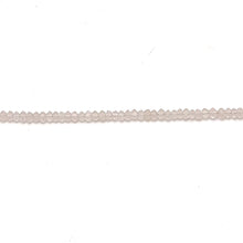 Rose Quartz Natural Facet Rondelle Beads Gemstone Bracelet