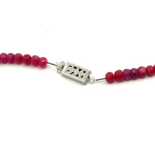 Natural Ruby Rondelle 4mm Facet Cut Beads Precious Necklace