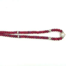 Natural Ruby Rondelle 4.5mm Facet Cut Beads Precious Necklace