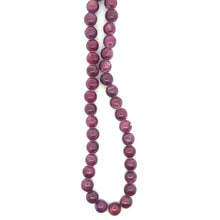 Natural Ruby Plain Ball Gemstone Precious Gemstone Necklace