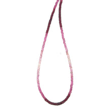 Natural Ruby Rondelle Facet Cut Beads Precious Necklace