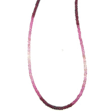 Natural Ruby Rondelle Facet Cut Beads Precious Necklace