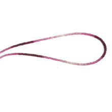 Natural Ruby Rondelle Facet Cut Beads Precious Necklace