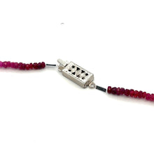 Natural Shaded Ruby Rondelle Facet Cut Beads Precious Necklace