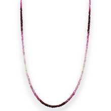 Natural Ruby Rondelle Facet Cut Beads Precious Necklace