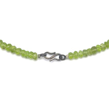 Peridot Natural, Citrine, Black Tourmaline, and Amethyst Necklace