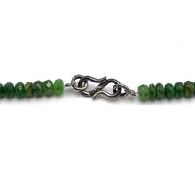 Peridot Natural, Tsavorite, Black Tourmaline, and Spessartite Garnet Necklace