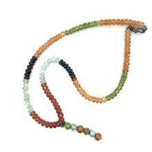 Natural Citrine Peridot Aquamarine Spessartite Smoky Quartz Handmade Necklace